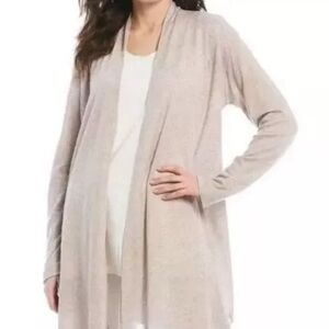 NWT $168 Bryn Walker James Cardigan Lyocell Knit Sand Size Small